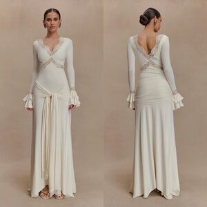 Meshki Ivory Electra Gown